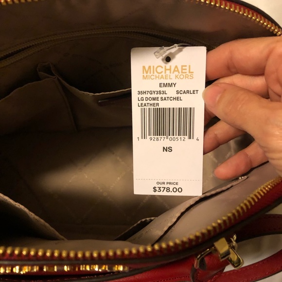 Authentic Michael Kors Emma bag w/ matching wallet - Picture 8 of 8